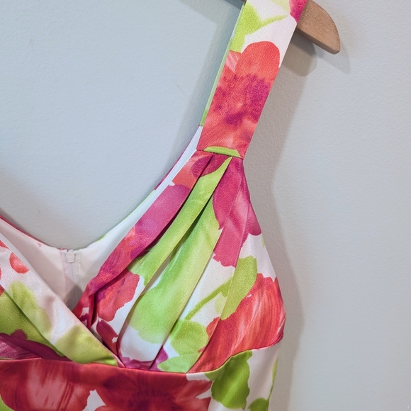 B Darlin Pink Empire Waist Sheath Dress for Weddings - Picture 3 of 9